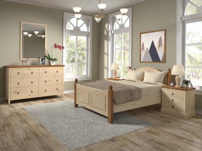 BED PINEWOOD NATURAL FINISH